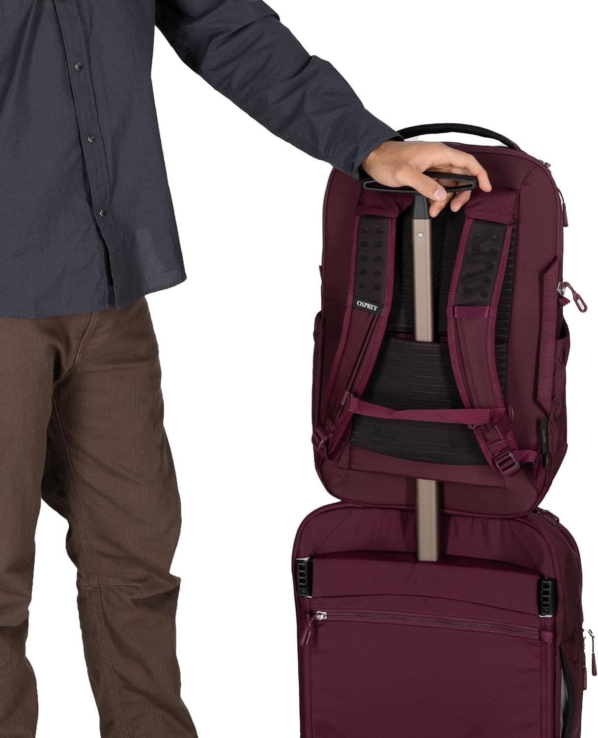 imageOsprey Ozone Laptop Backpack with Ventilated AirScape Backpanel Lightweight Travel Backpack with 16 Laptop Sleeve CarryOn Compatible Travel Bag for Men and Women BlackBlack