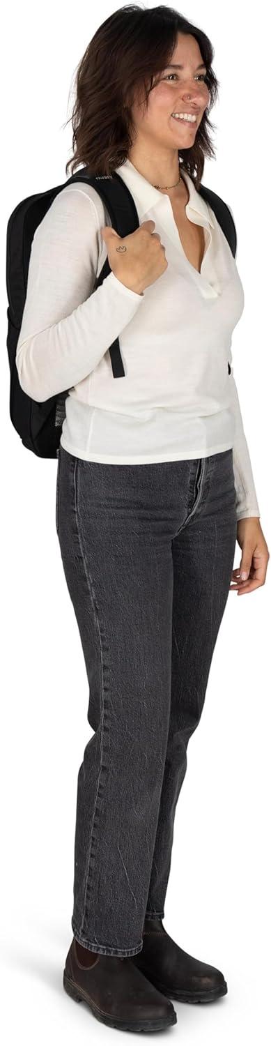 imageOsprey Ozone Slim Pack Lightweight Laptop Backpack with AirScape Suspension Water Bottle Pockets ampamp Slim Travel Design Fits Most 16quot Laptops Personal Item or CarryOn Compatible Moody BurgundyMoody Burgundy