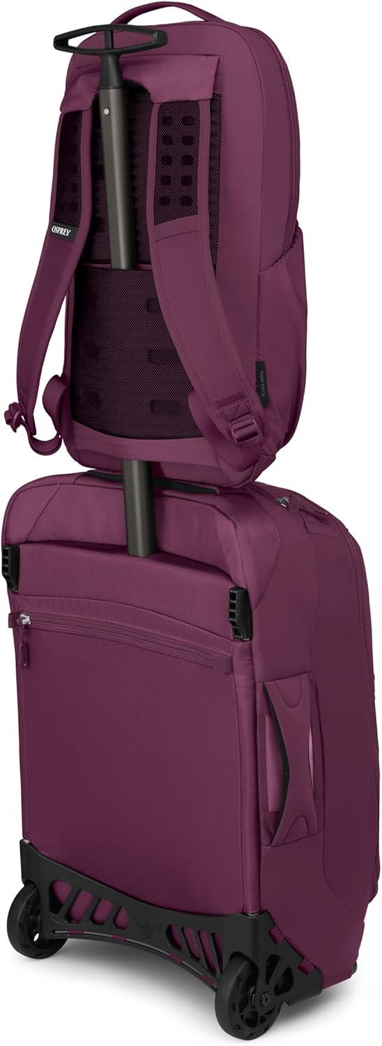 imageOsprey Ozone Slim Pack Lightweight Laptop Backpack with AirScape Suspension Water Bottle Pockets ampamp Slim Travel Design Fits Most 16quot Laptops Personal Item or CarryOn Compatible Moody BurgundyMoody Burgundy