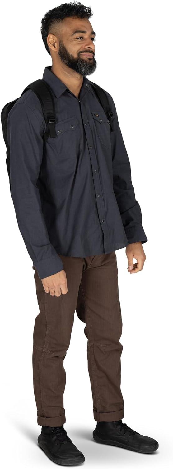 imageOsprey Ozone Slim Pack Lightweight Laptop Backpack with AirScape Suspension Water Bottle Pockets ampamp Slim Travel Design Fits Most 16quot Laptops Personal Item or CarryOn Compatible Moody BurgundyMoody Burgundy