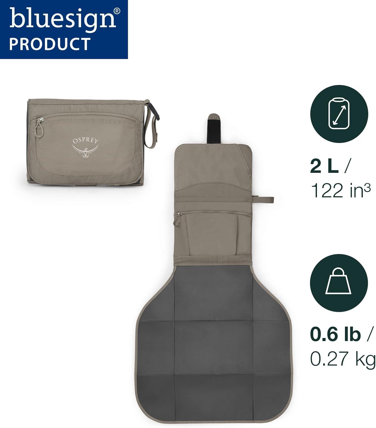 imageOsprey Poco Portable Changing Pad Washable Travel Baby Diaper Mat with PocketsTan Concrete