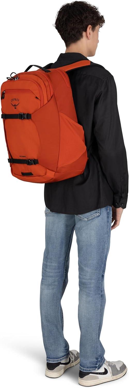 imageOsprey Proxima 30L Campus Laptop Backpack Organized Everyday Pack with Tech Storage Water Bottle Pockets and Comfortable Carry Perfect for School Commute and Travel Kazuma PrintToffee OrangeKazuma Print Toffee Orange