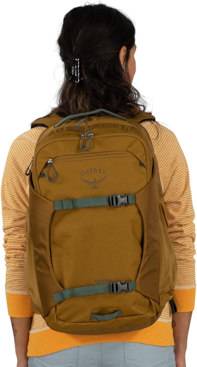 imageOsprey Proxima 30L Campus Laptop Backpack Organized Everyday Pack with Tech Storage Water Bottle Pockets and Comfortable Carry Perfect for School Commute and Travel Kazuma PrintToffee OrangeNight Shift Blue