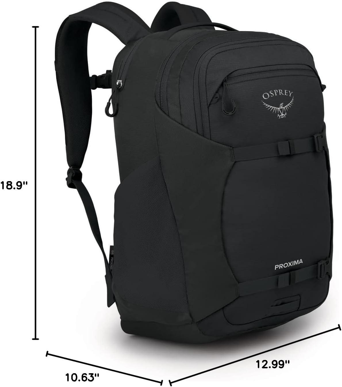 imageOsprey Proxima 30L Campus Laptop Backpack Organized Everyday Pack with Tech Storage Water Bottle Pockets and Comfortable Carry Perfect for School Commute and Travel Kazuma PrintToffee OrangeBlack