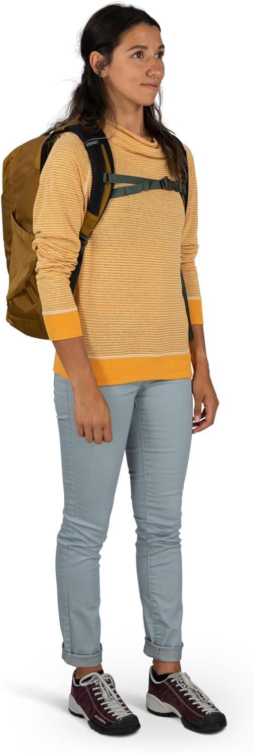 imageOsprey Proxima 30L Campus Laptop Backpack Organized Everyday Pack with Tech Storage Water Bottle Pockets and Comfortable Carry Perfect for School Commute and Travel Kazuma PrintToffee OrangeBlack