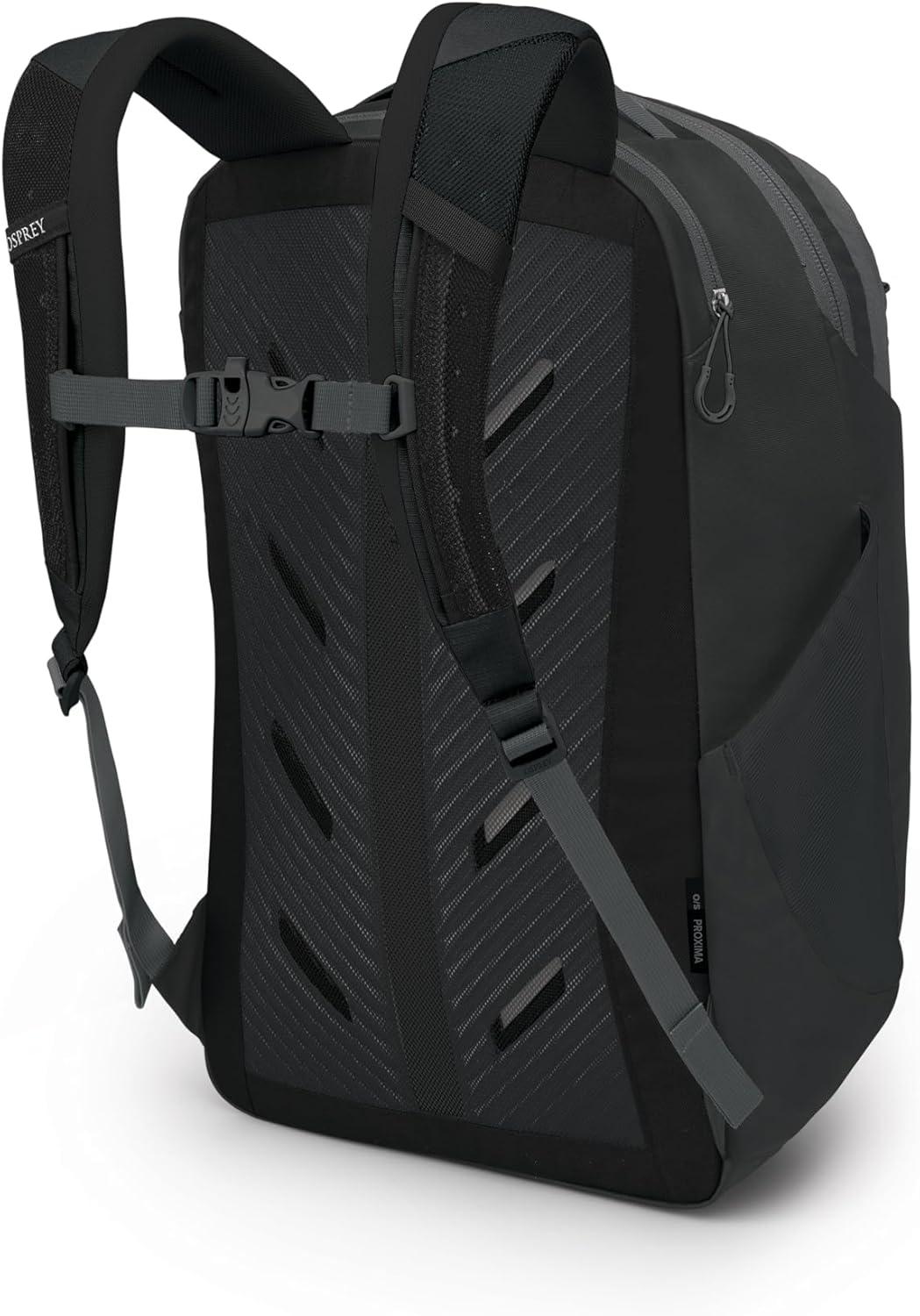 imageOsprey Proxima 30L Campus Laptop Backpack Organized Everyday Pack with Tech Storage Water Bottle Pockets and Comfortable Carry Perfect for School Commute and Travel Kazuma PrintToffee OrangeBlackCoal Grey