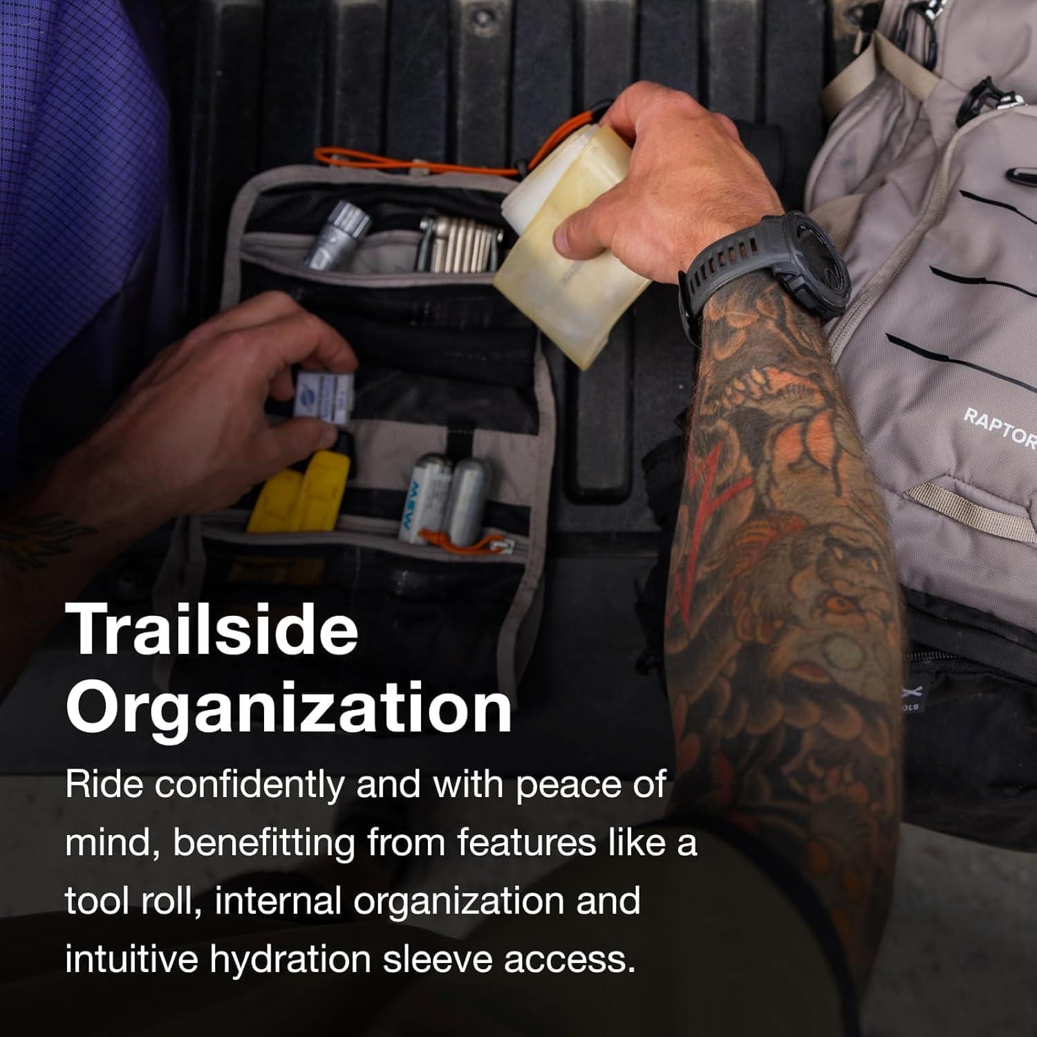 imageOsprey Raptor 10L Mens Biking Backpack with Hydraulics ReservoirBlack