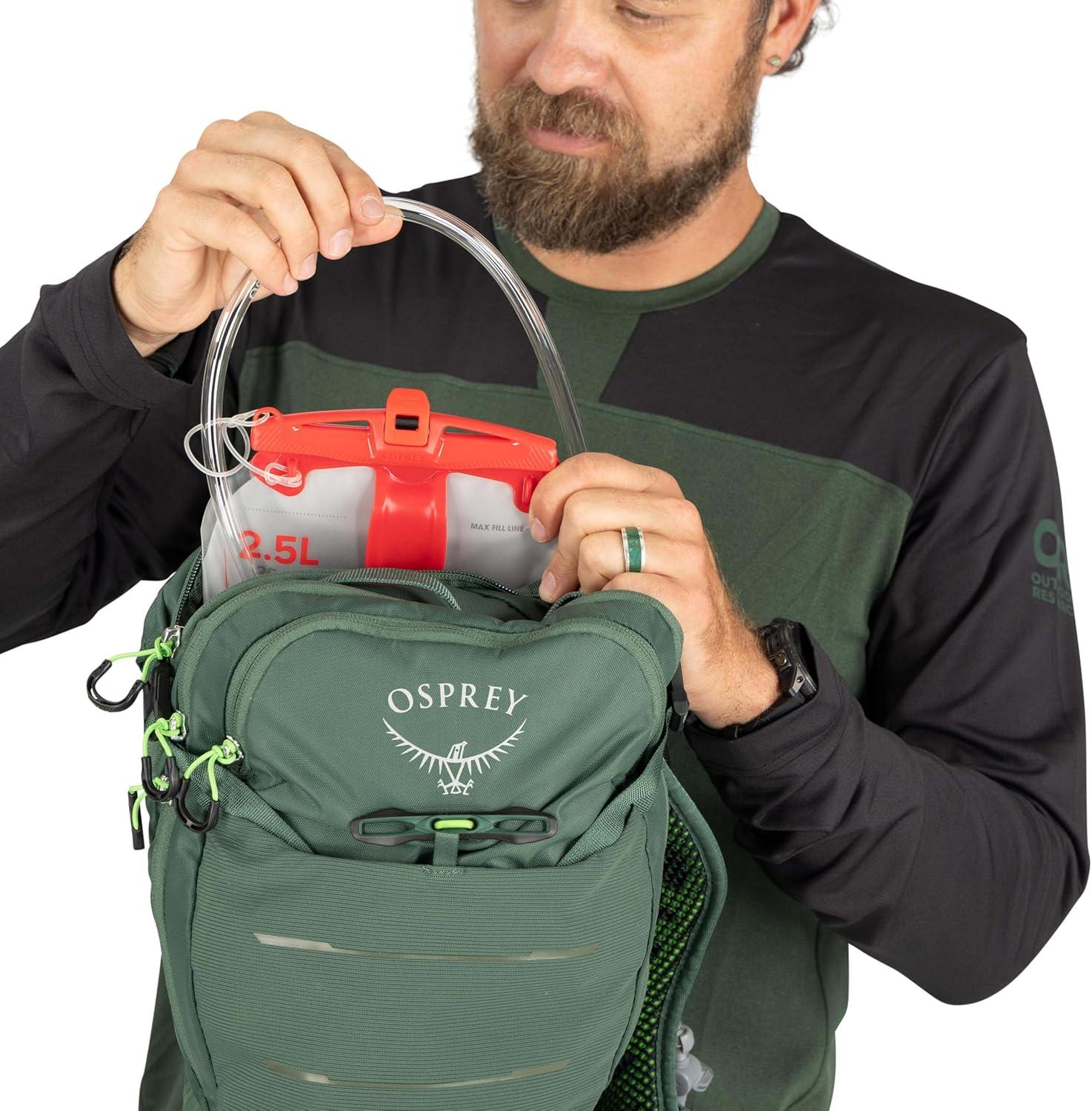 imageOsprey Raptor 10L Mens Biking Backpack with Hydraulics ReservoirBlack