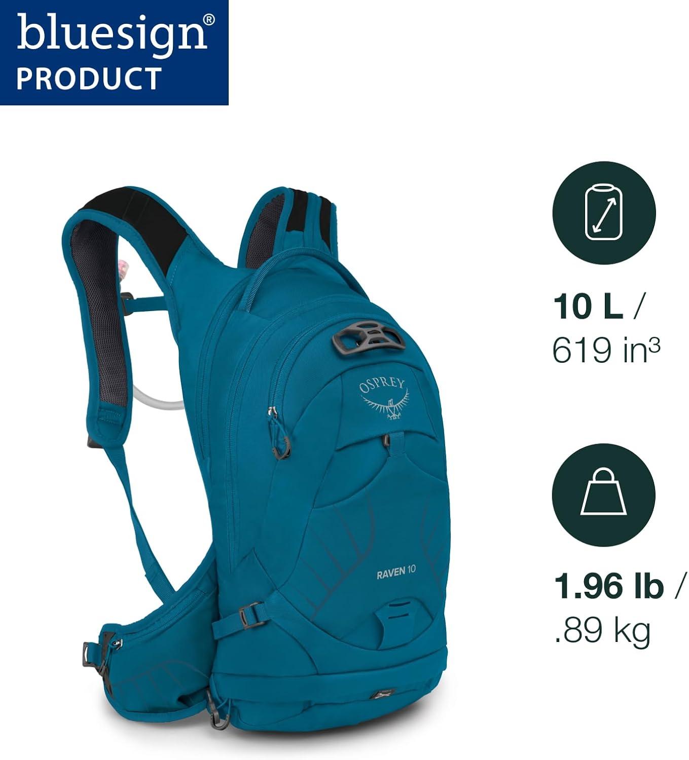 imageOsprey Raptor 10L Mens Biking Backpack with Hydraulics ReservoirBlack