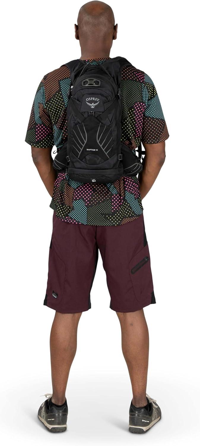 imageOsprey Raptor 10L Mens Biking Backpack with Hydraulics ReservoirBlack