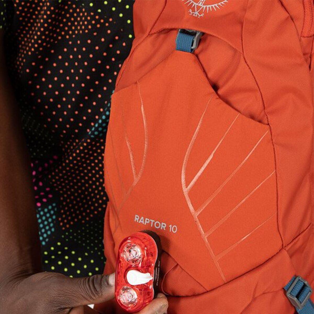 imageOsprey Raptor 10L Mens Biking Backpack with Hydraulics ReservoirFirestarter Orange