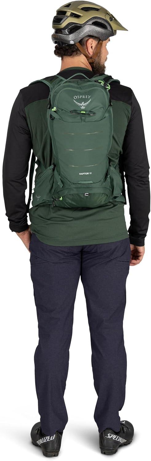 imageOsprey Raptor 10L Mens Mountain Biking Backpack with Hydraulics Reservoir BlackPediment Grey
