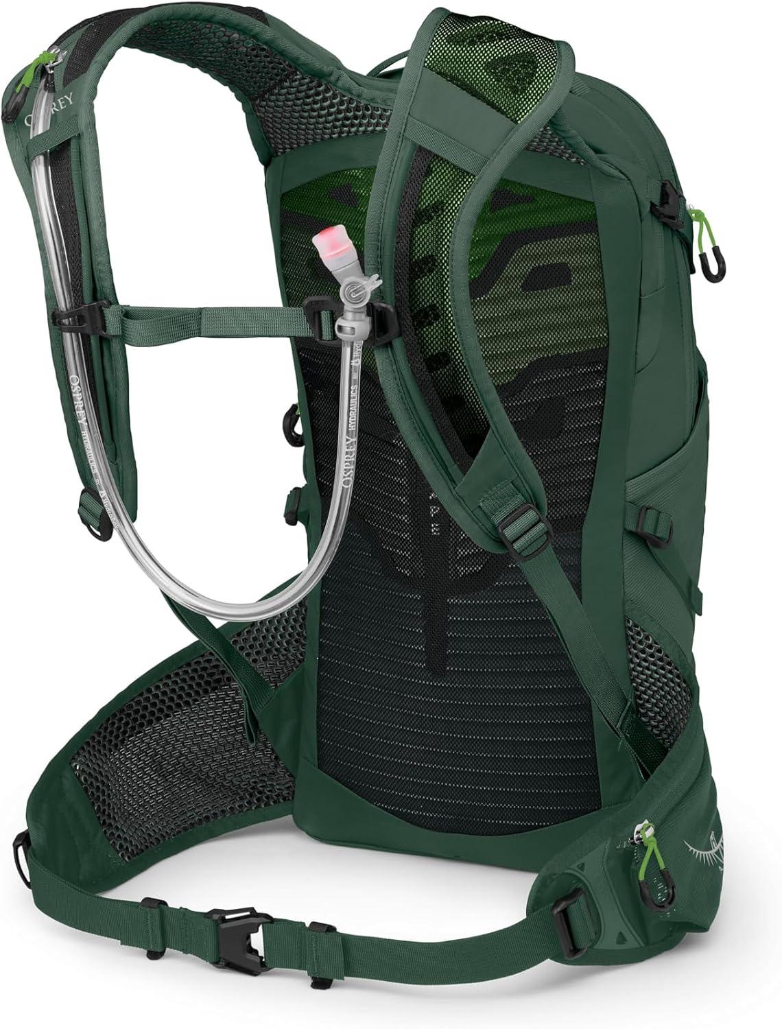 imageOsprey Raptor 14L Mens Mountain Biking Backpack with Hydraulics ReservoirTundra Green