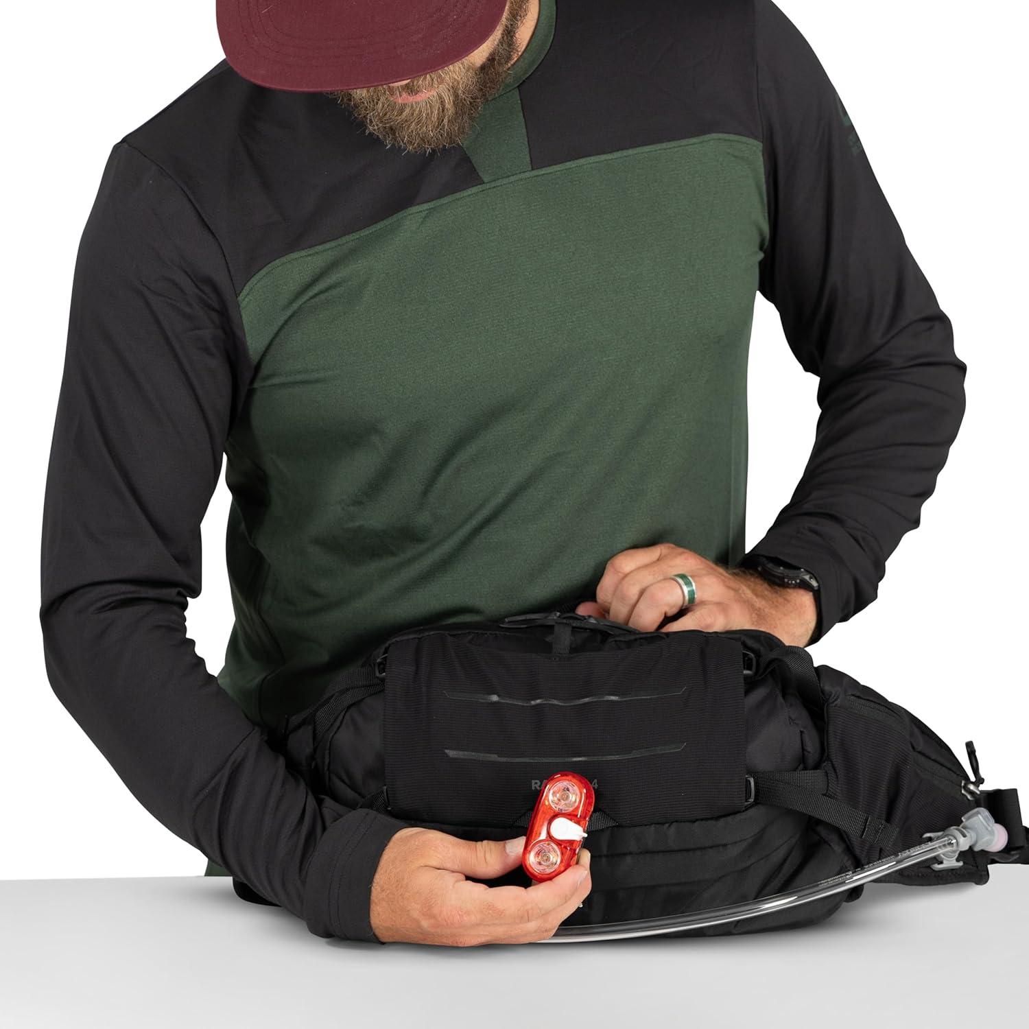 imageOsprey Raptor 4L Mens Mountain Biking Backpack with Hydraulics ReservoirPediment Grey