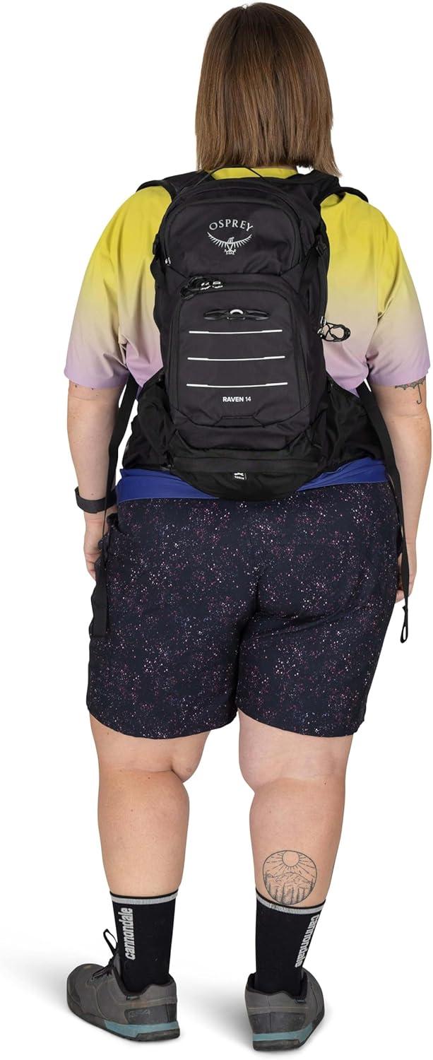 imageOsprey Raven 14L Womens Biking Backpack with Hydraulics Reservoir Space TravelToffee Orange Extended Fit