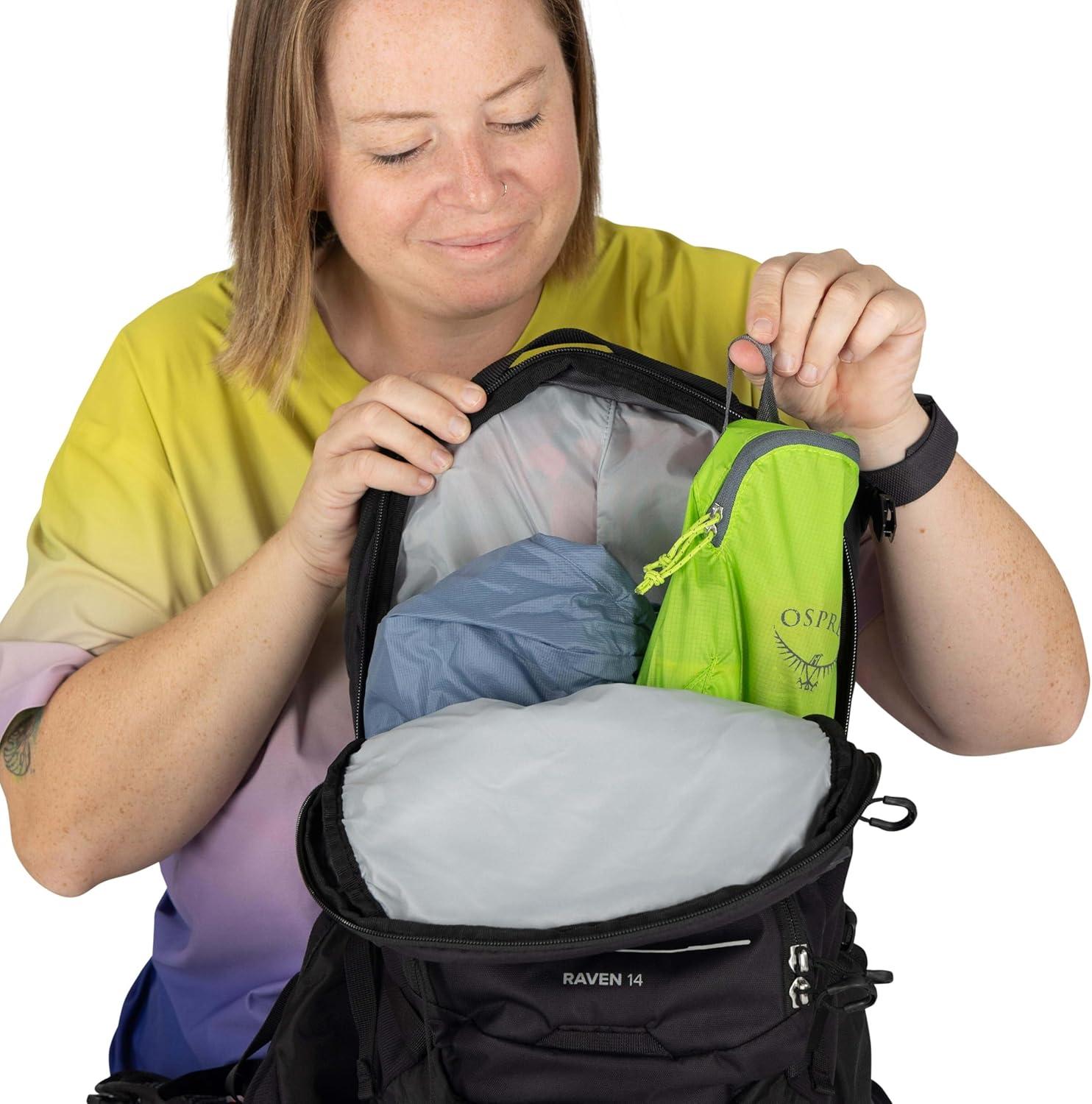 imageOsprey Raven 14L Womens Biking Backpack with Hydraulics Reservoir Space TravelToffee Orange Extended Fit