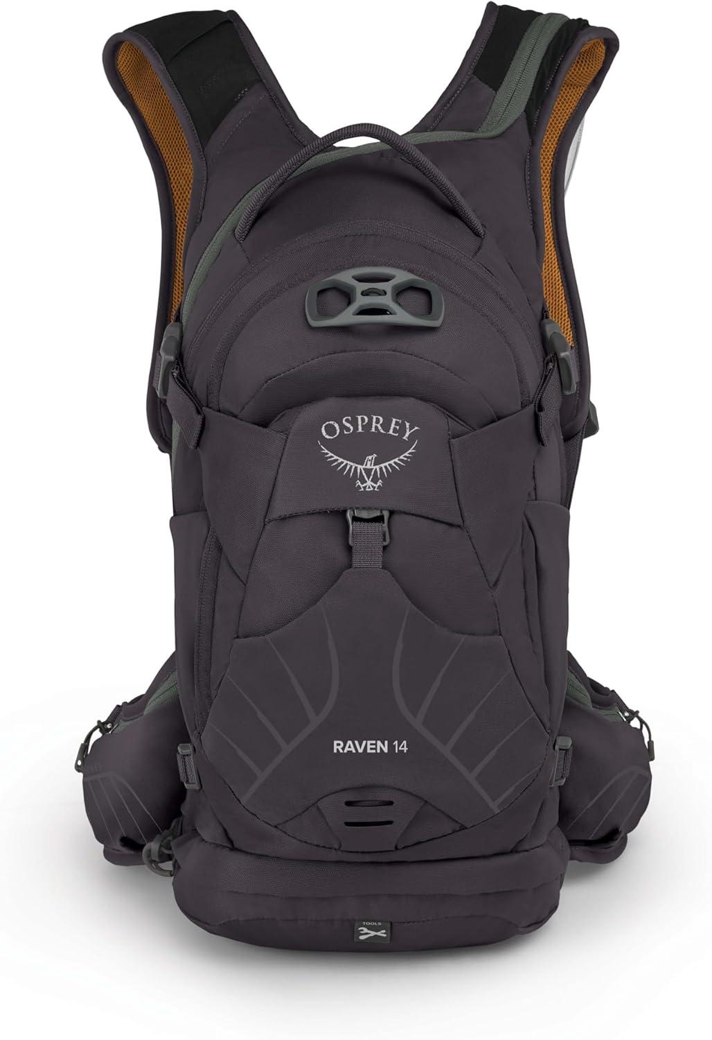 imageOsprey Raven 14L Womens Biking Backpack with Hydraulics Reservoir Space TravelToffee Orange Extended Fit