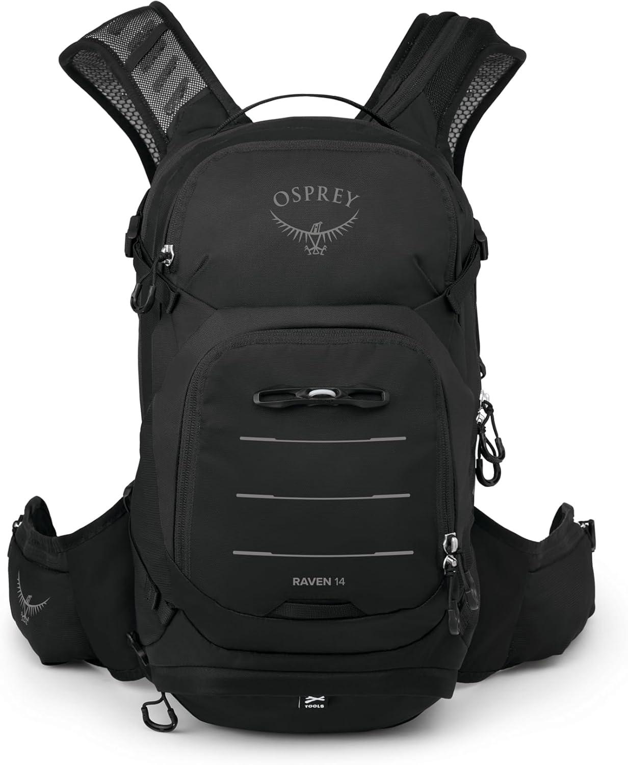 imageOsprey Raven 14L Womens Mountain Biking Backpack with Hydraulics ReservoirBlack