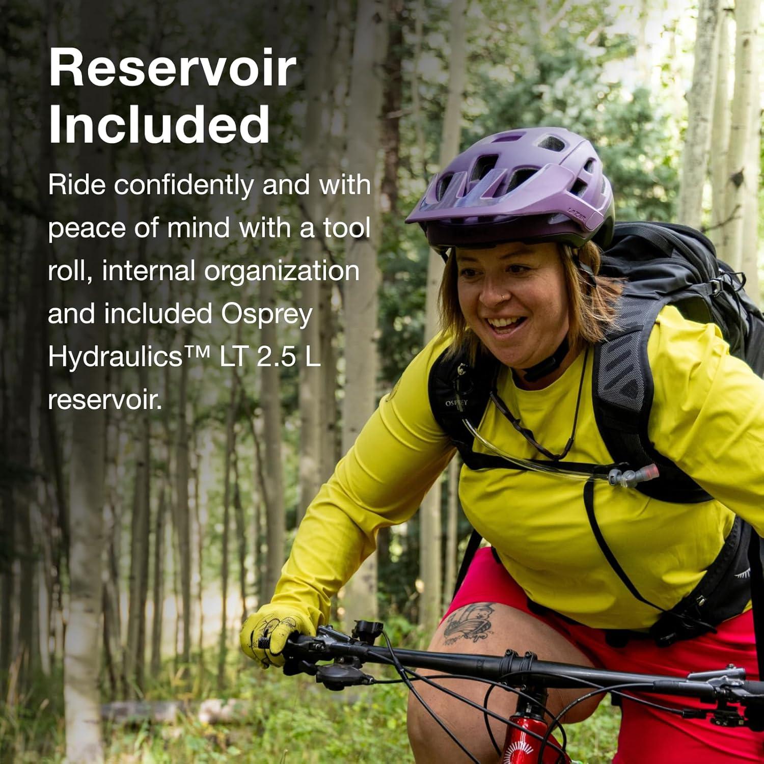 imageOsprey Raven 14L Womens Mountain Biking Backpack with Hydraulics ReservoirBlack