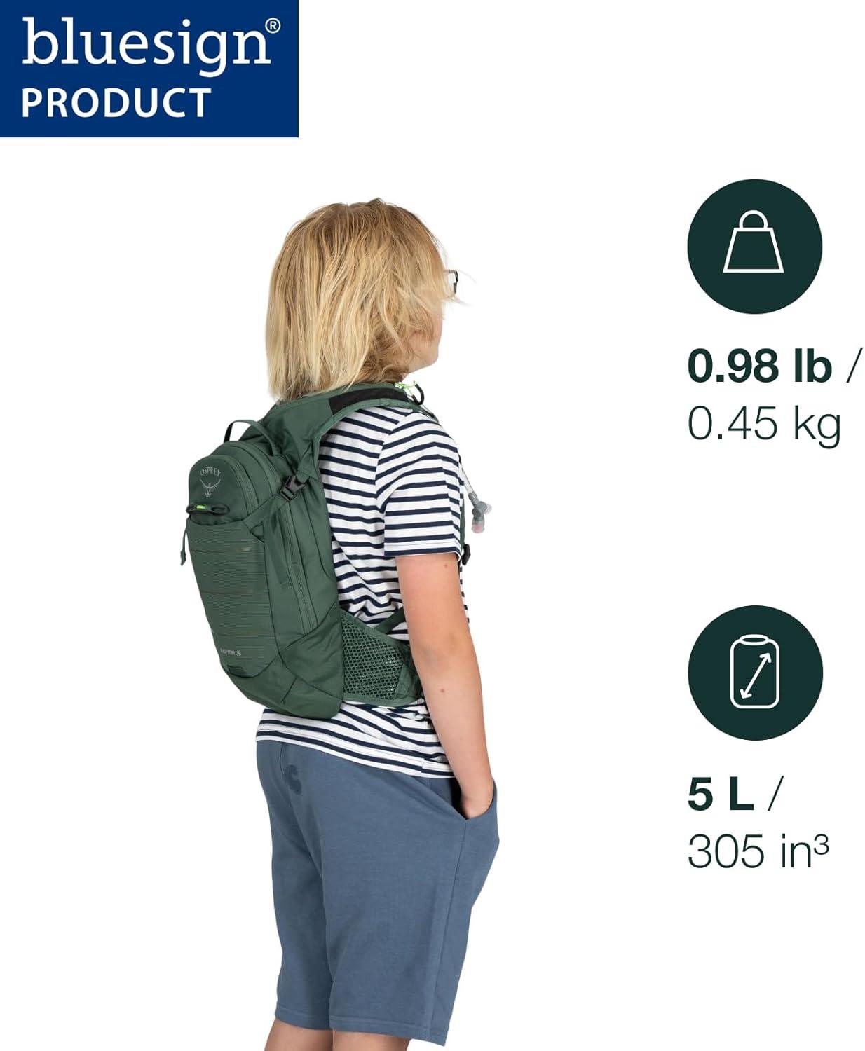 imageOsprey Raven Jr Girls Mountain Biking Backpack with Hydraulics Reservoir Deep Fig