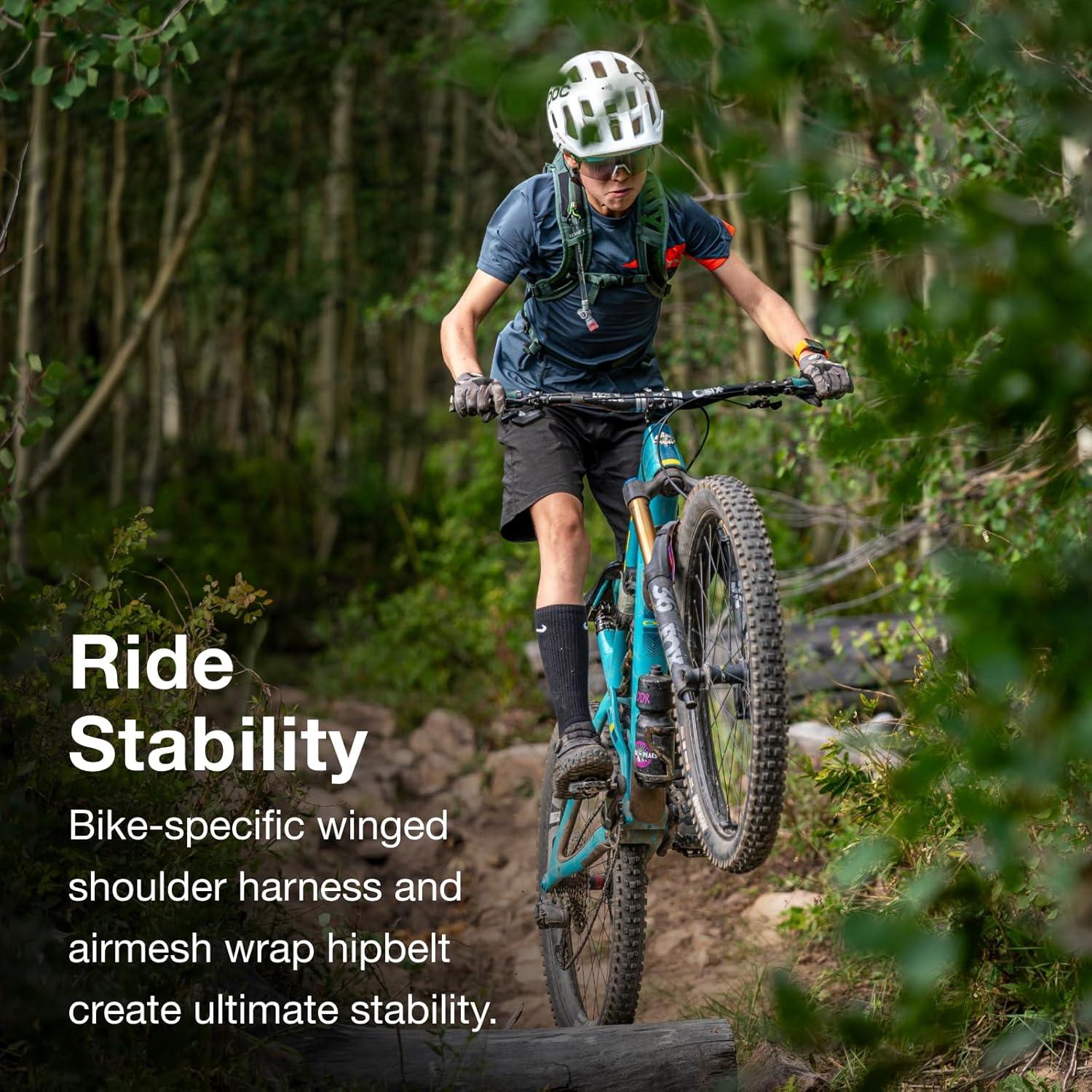 imageOsprey Raven Jr Girls Mountain Biking Backpack with Hydraulics Reservoir Deep Fig