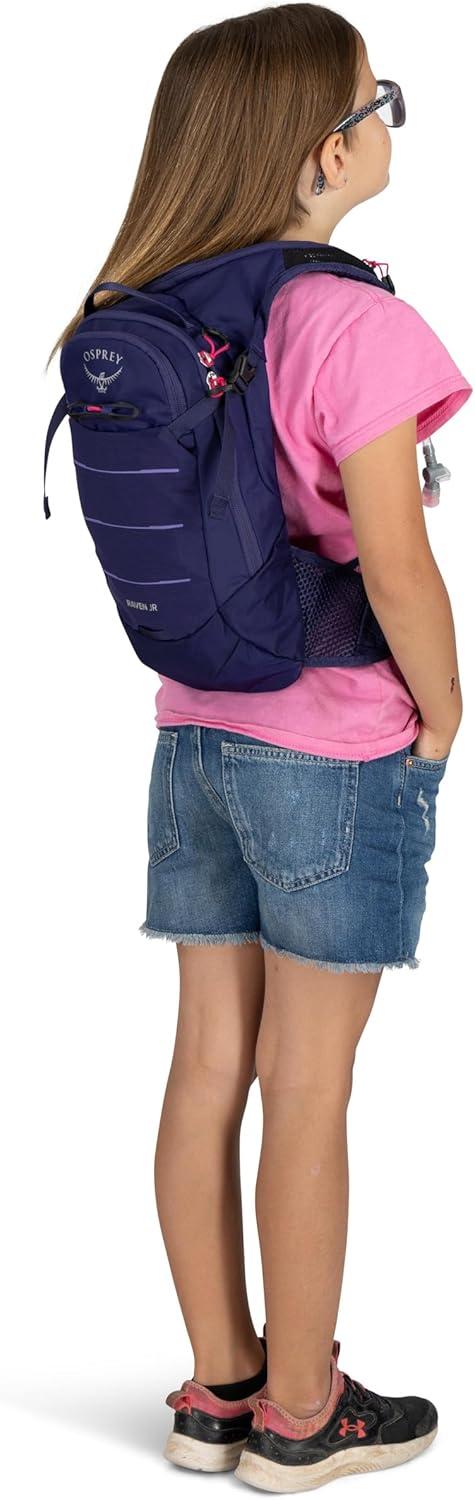 imageOsprey Raven Jr Girls Mountain Biking Backpack with Hydraulics Reservoir Deep Fig