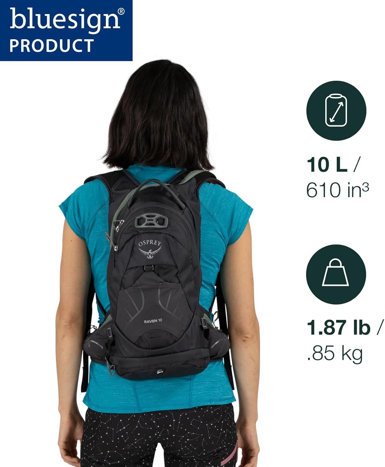 imageOsprey Raven Womens Biking Backpack with Hydraulics ReservoirSpace Travel Grey