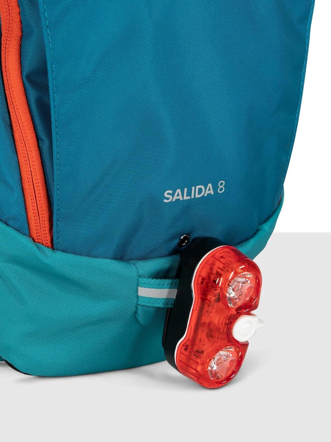 imageOsprey Salida 8L Womens Biking Backpack with Hydraulics Reservoir Space Travel GreyClaret Red