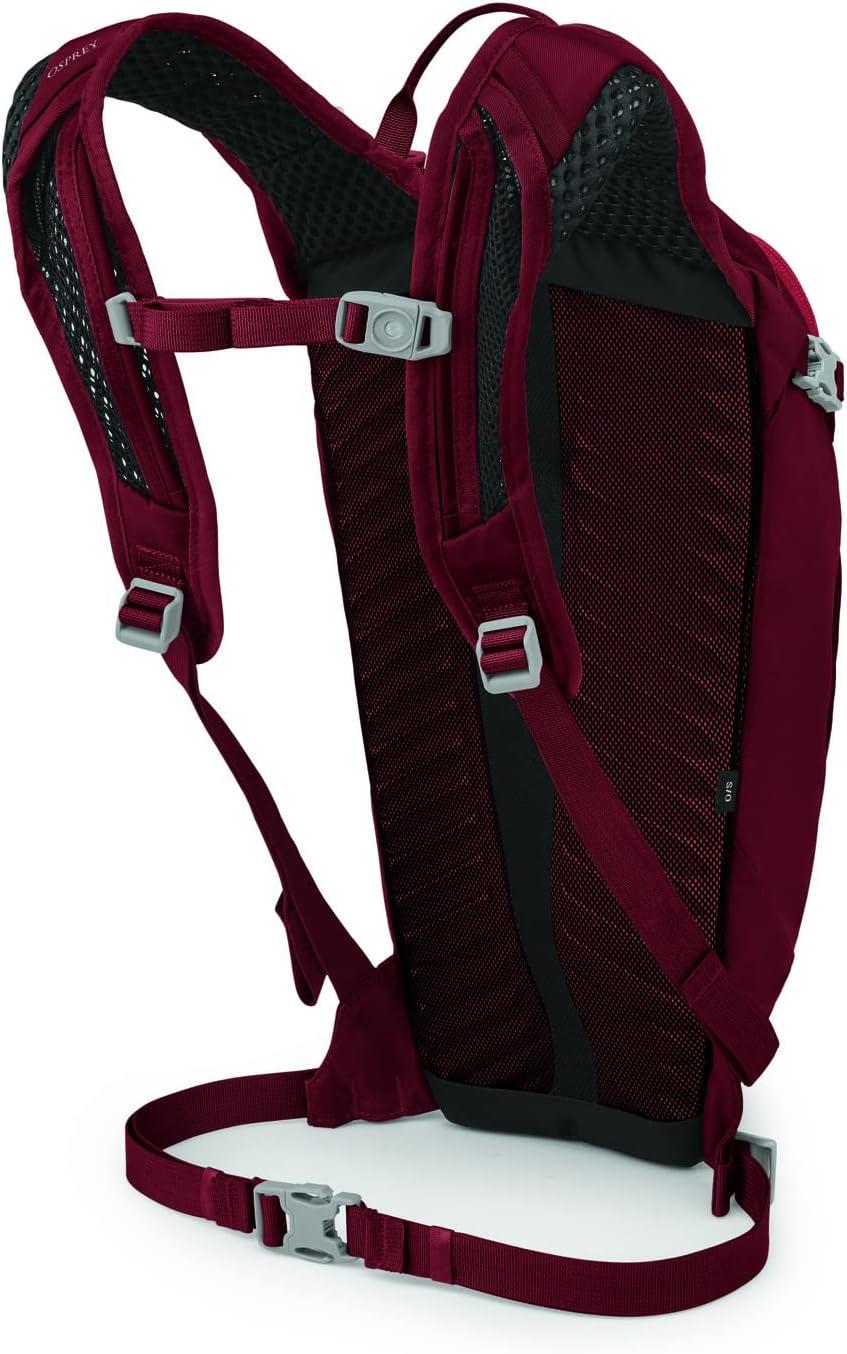 imageOsprey Salida 8L Womens Biking Backpack with Hydraulics Reservoir Space Travel GreyClaret Red