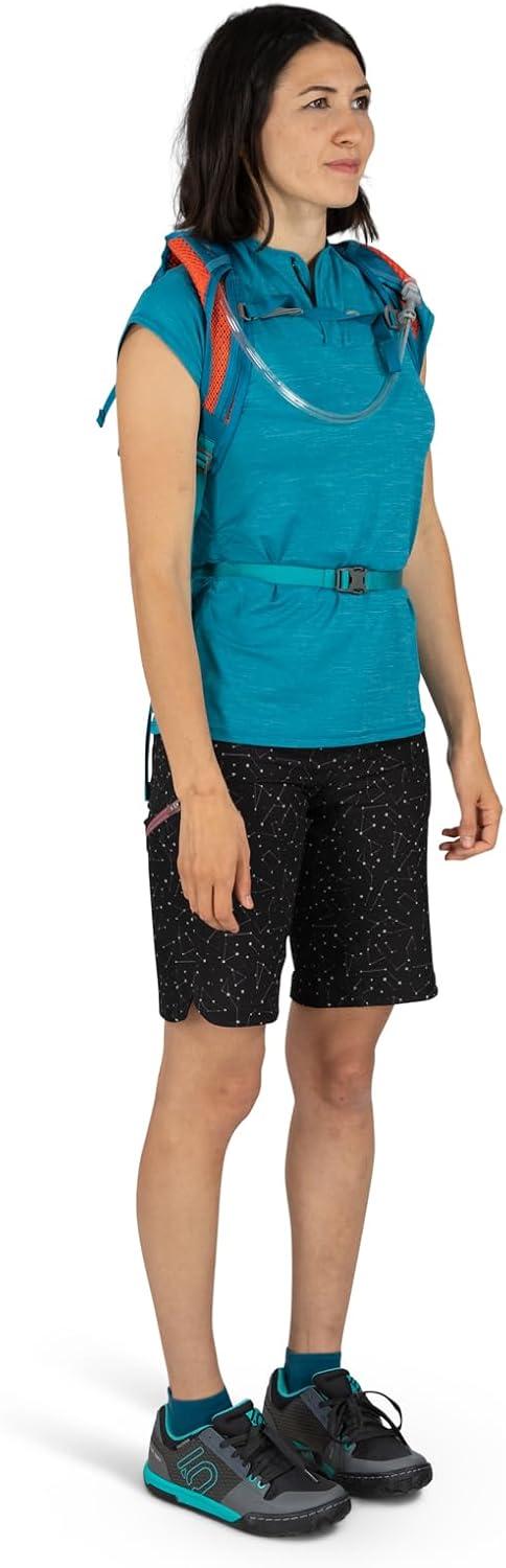 imageOsprey Salida 8L Womens Biking Backpack with Hydraulics Reservoir Space Travel GreyClaret Red