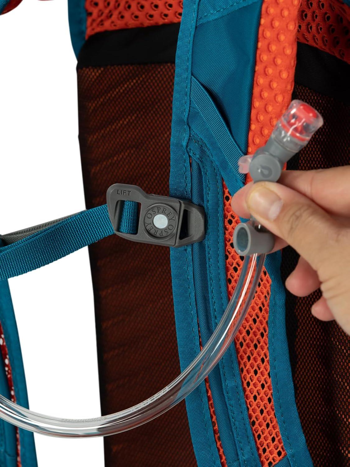 imageOsprey Salida 8L Womens Biking Backpack with Hydraulics Reservoir Space Travel GreyClaret Red