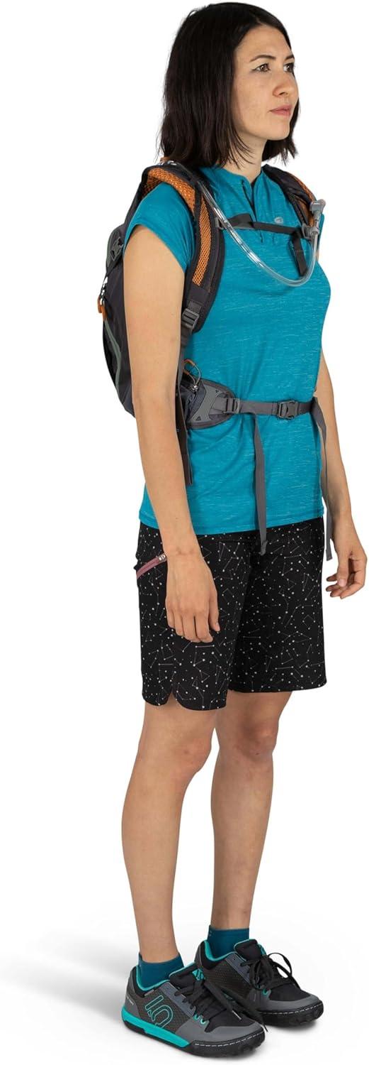 imageOsprey Salida 8L Womens Biking Backpack with Hydraulics Reservoir Space Travel GreyWaterfront Blue
