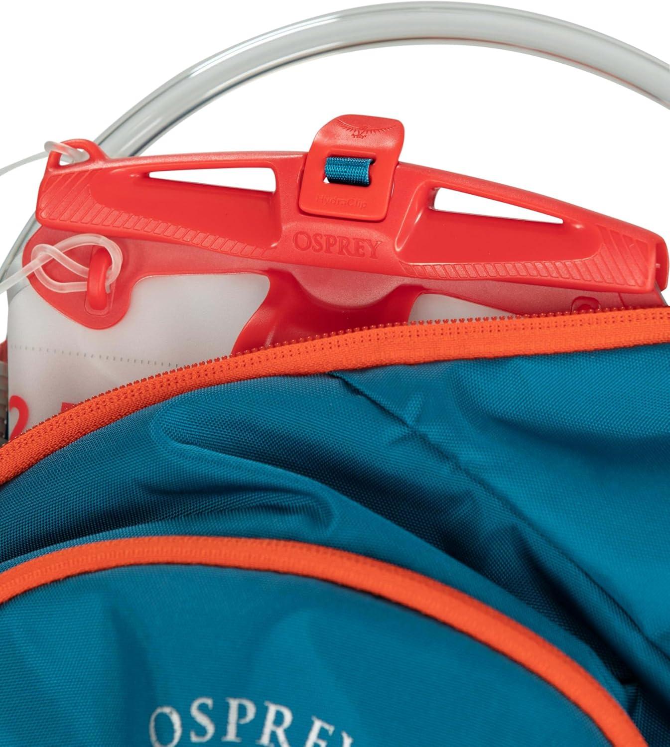 imageOsprey Salida 8L Womens Biking Backpack with Hydraulics Reservoir Space Travel GreyWaterfront Blue