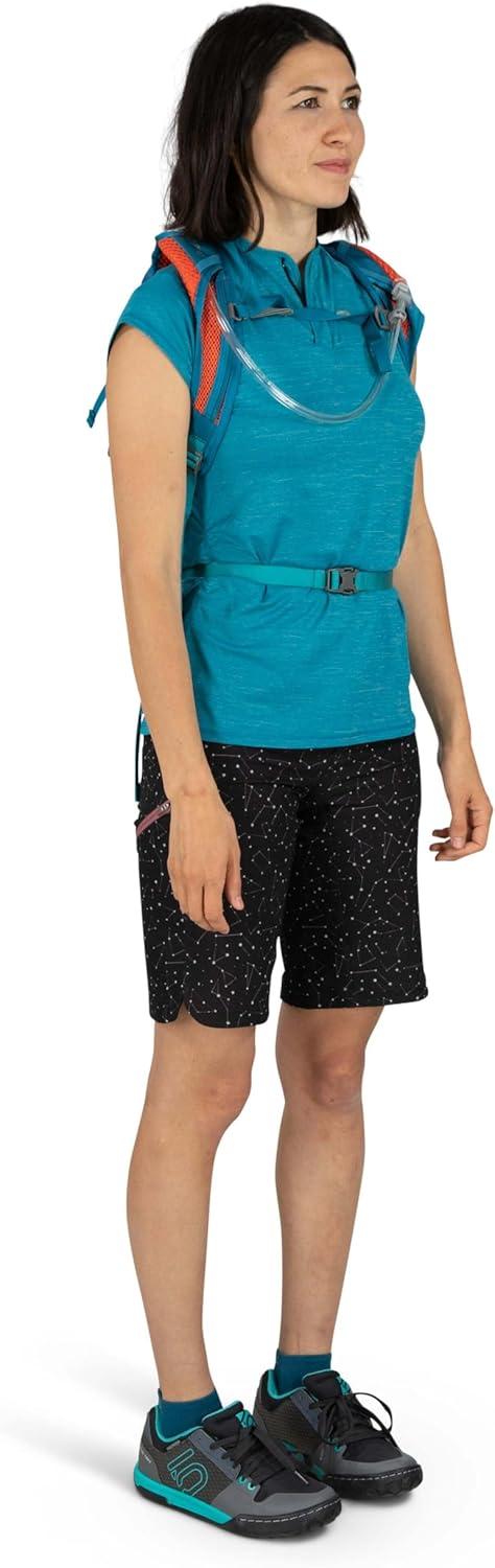 imageOsprey Salida 8L Womens Biking Backpack with Hydraulics Reservoir Space Travel GreyWaterfront Blue