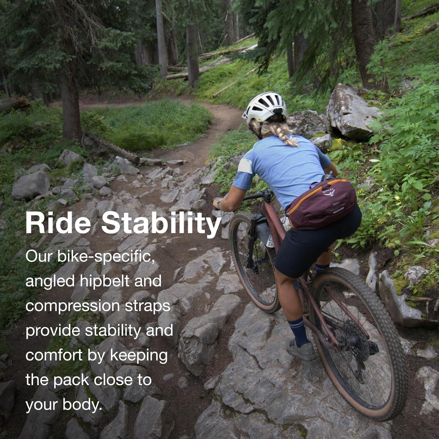 imageOsprey Savu 2L Biking Waist Pack for Men and Women Aprium PurpleAprium Purple