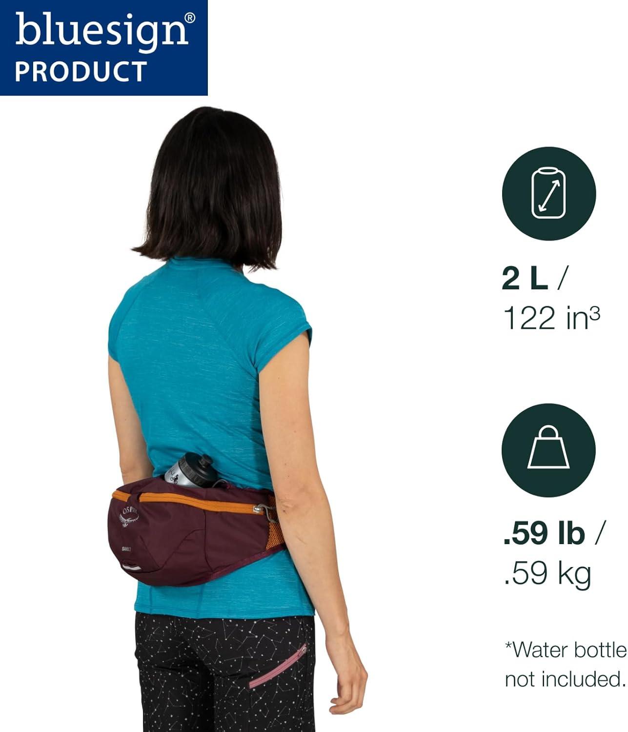 imageOsprey Savu 2L Biking Waist Pack for Men and Women Aprium PurpleBlack