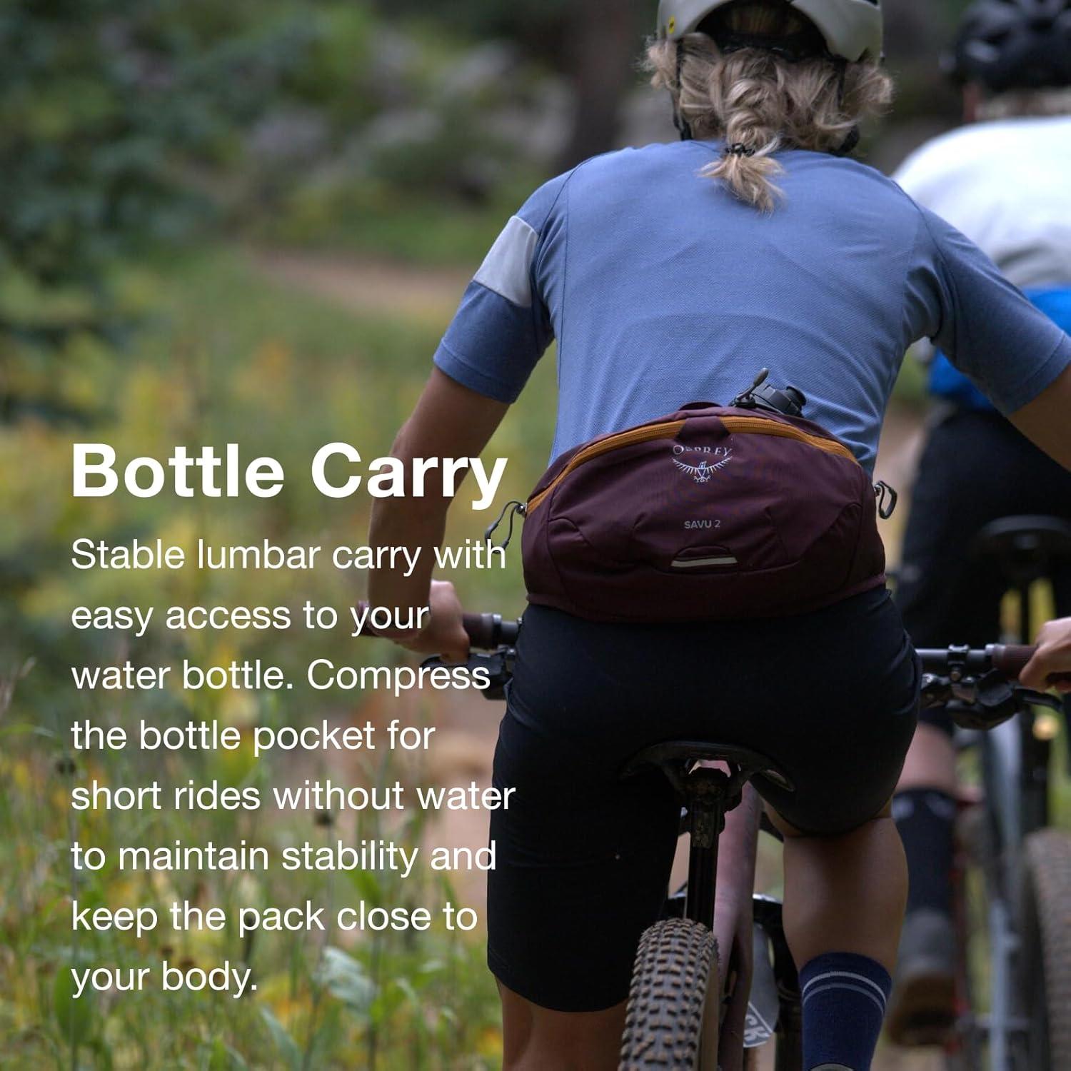 imageOsprey Savu 2L Biking Waist Pack for Men and Women Aprium PurplePostal Blue