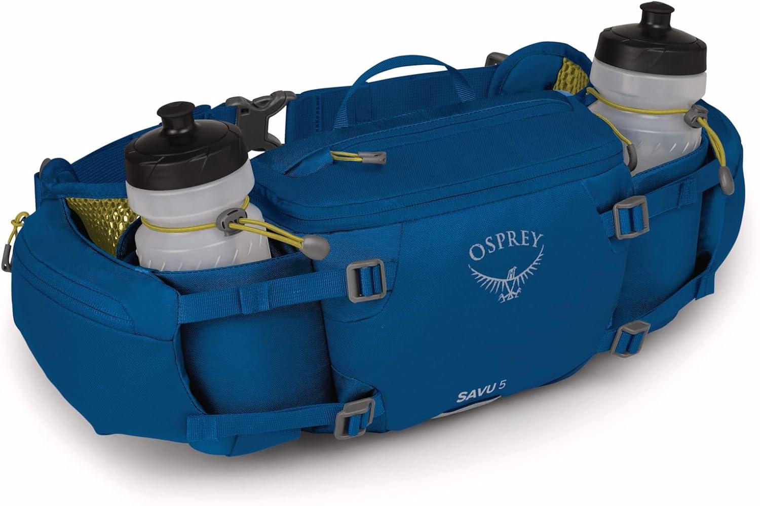 imageOsprey Savu 2L Biking Waist Pack for Men and Women Aprium PurplePostal Blue