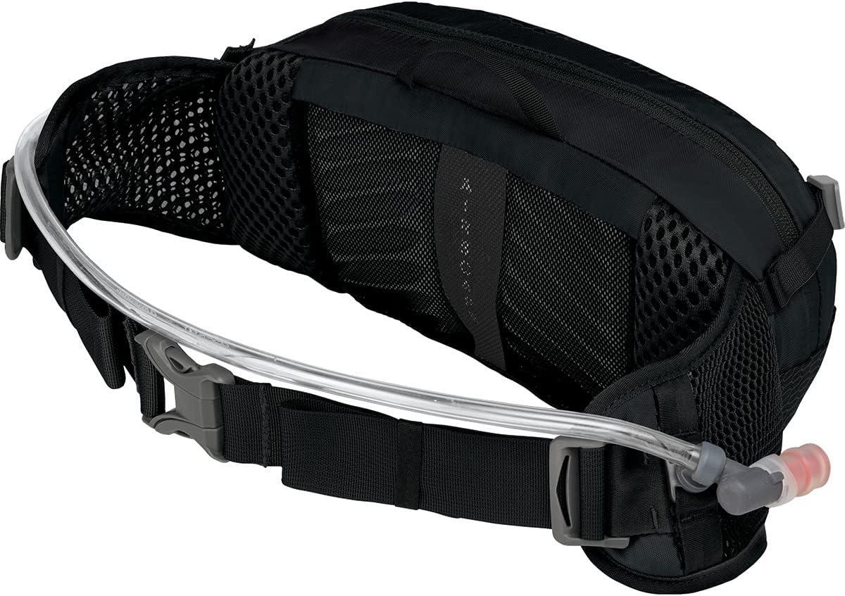 imageOsprey Seral 4L Unisex Biking Waist Pack with Hydraulics Reservoir Dustmoss GreenBlack