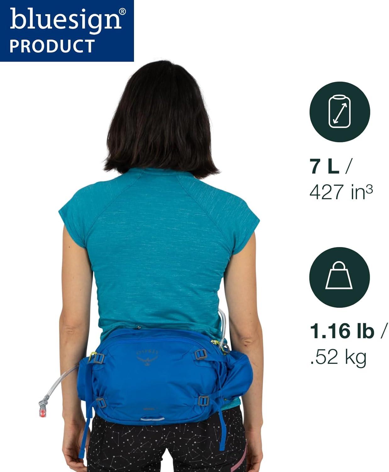 imageOsprey Seral Biking Waist Pack with Hydraulics Reservoir for Men and WomenBlue