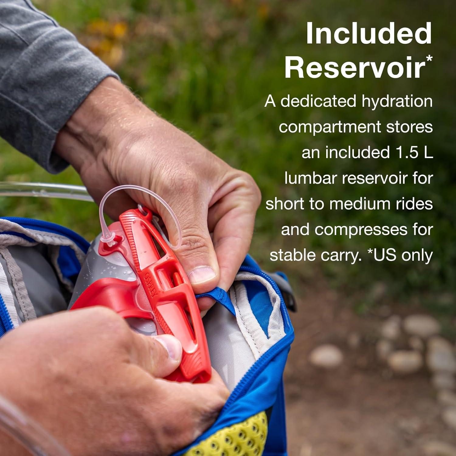 imageOsprey Seral Biking Waist Pack with Hydraulics Reservoir for Men and WomenBlue