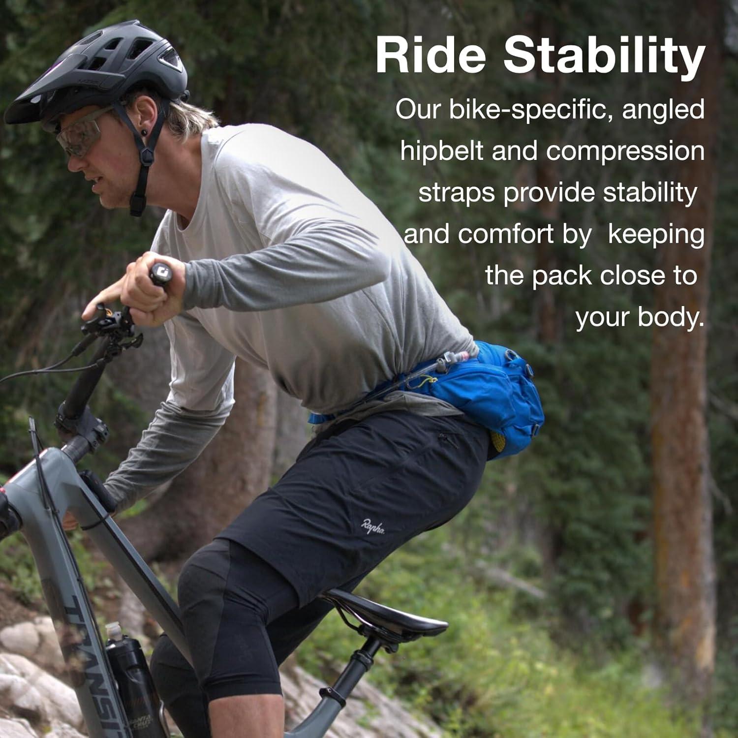 imageOsprey Seral Biking Waist Pack with Hydraulics Reservoir for Men and WomenBlue