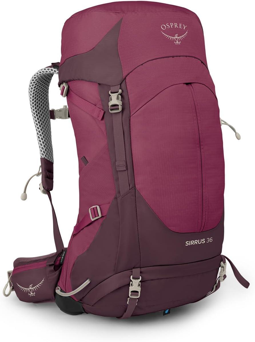 imageOsprey Sirrus 34L Womens Hiking Backpack Elderberry PurpleChiru TanElderberry PurpleChiru Tan