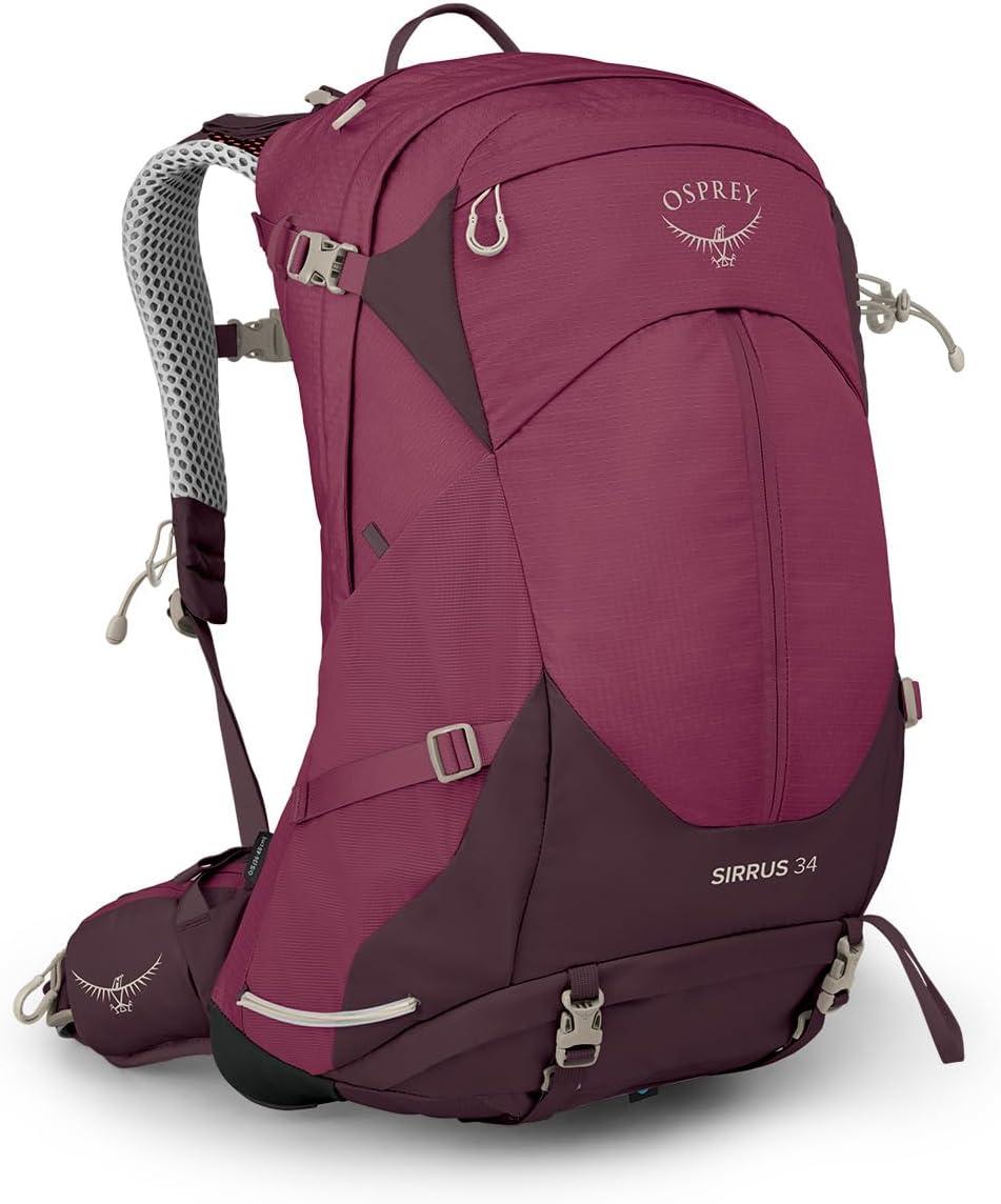 imageOsprey Sirrus 34L Womens Hiking Backpack Elderberry PurpleChiru TanElderberry PurpleChiru Tan