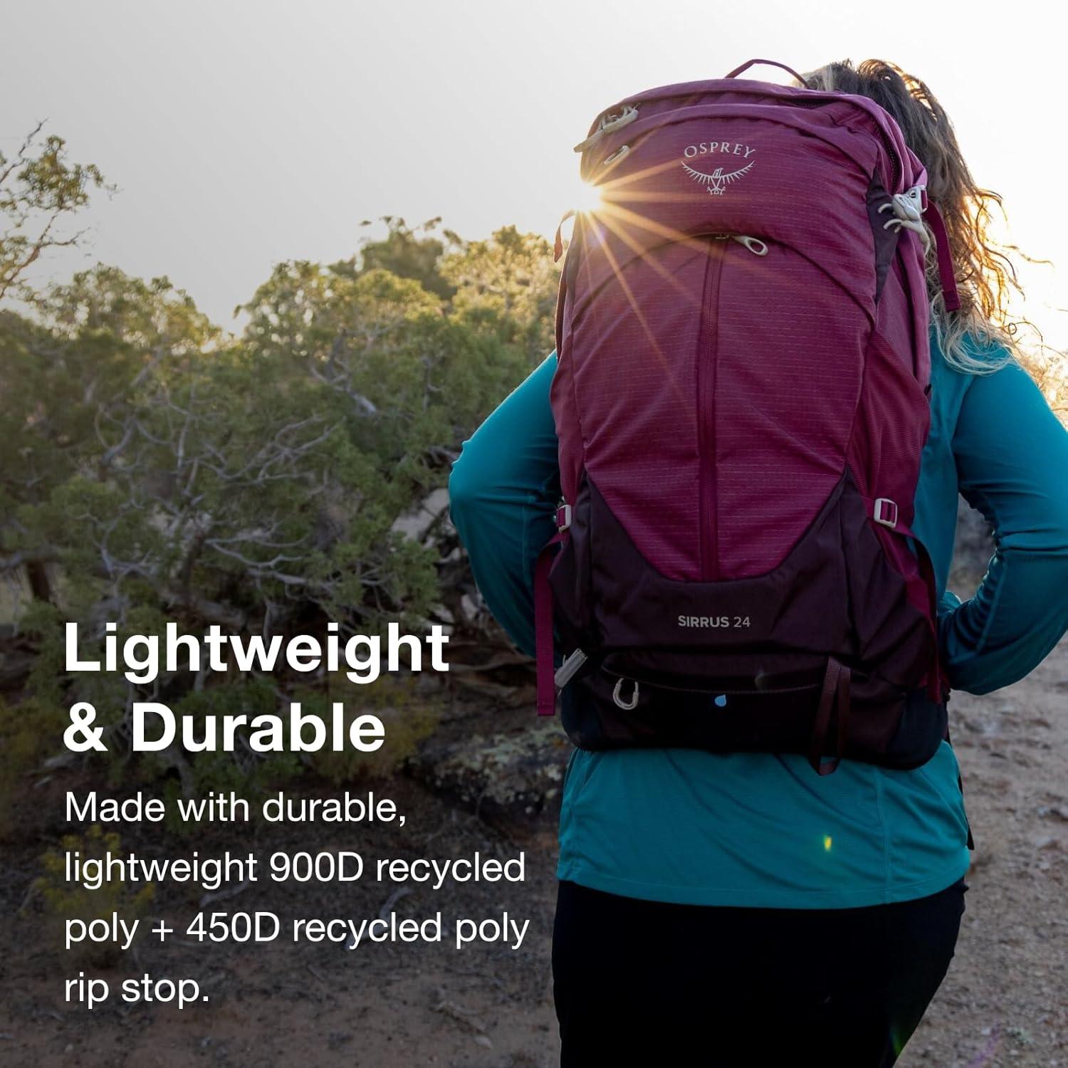 imageOsprey Sirrus 34L Womens Hiking Backpack Elderberry PurpleChiru TanElderberry PurpleChiru Tan