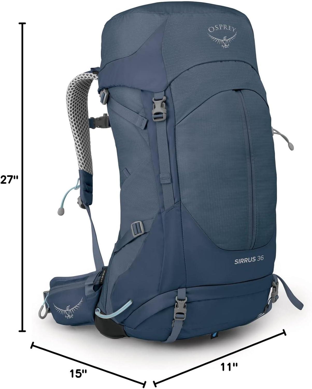 imageOsprey Sirrus 34L Womens Hiking Backpack Elderberry PurpleChiru TanMuted Space Blue