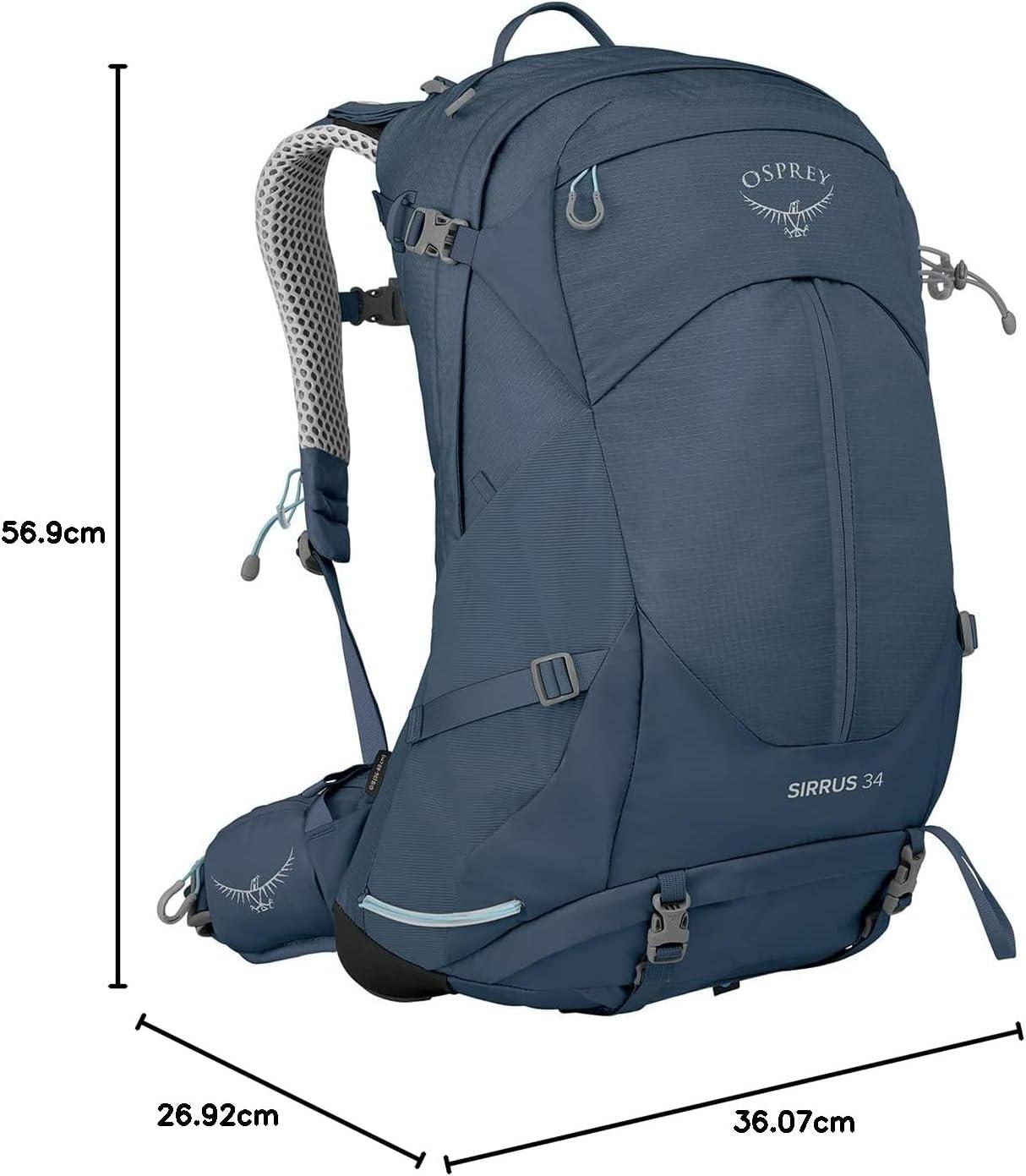 imageOsprey Sirrus 34L Womens Hiking Backpack Elderberry PurpleChiru TanMuted Space Blue