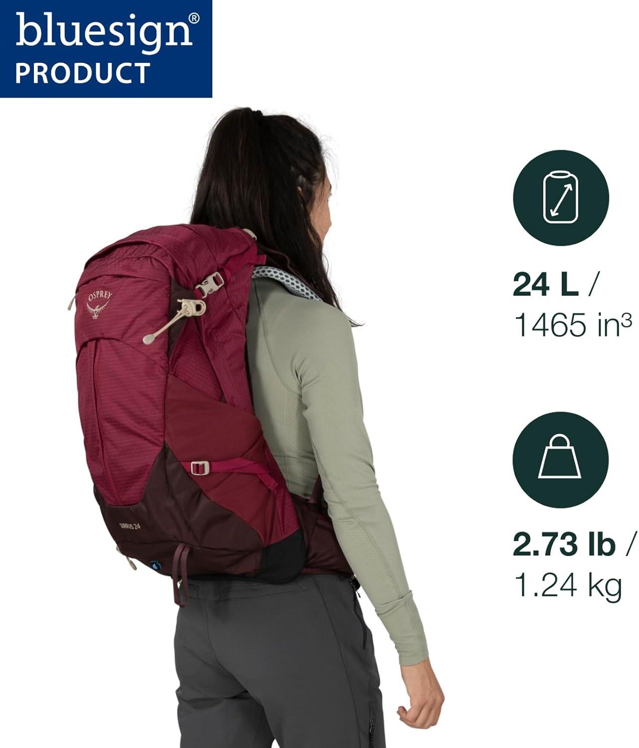 imageOsprey Sirrus 34L Womens Hiking Backpack Elderberry PurpleChiru TanMuted Space Blue