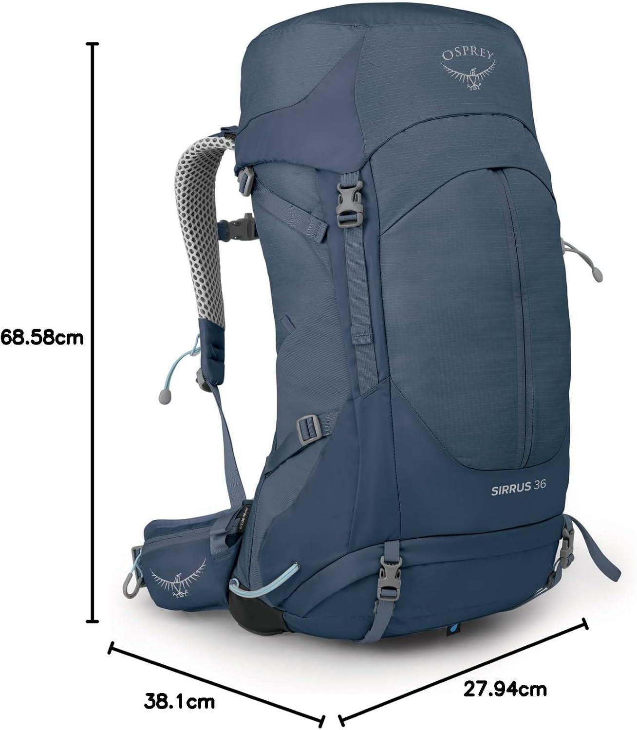 imageOsprey Sirrus 34L Womens Hiking Backpack Elderberry PurpleChiru TanMuted Space Blue