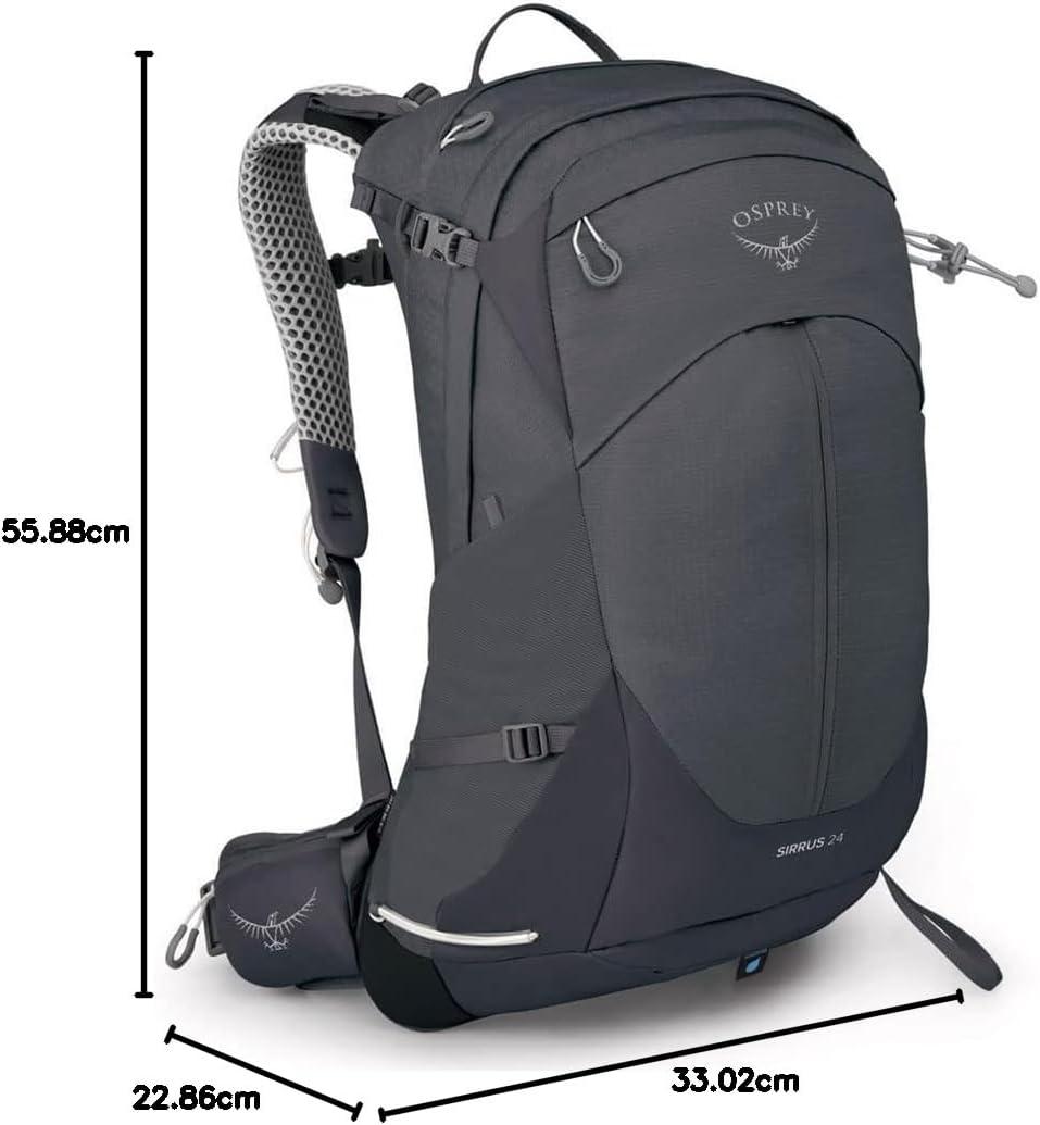 imageOsprey Sirrus 34L Womens Hiking Backpack Elderberry PurpleChiru TanTunnel Vision Grey